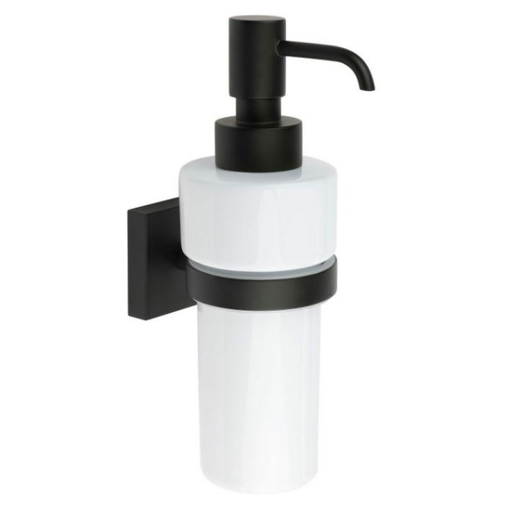 Smedbo House Holder Soap Dispenser with Black Holder