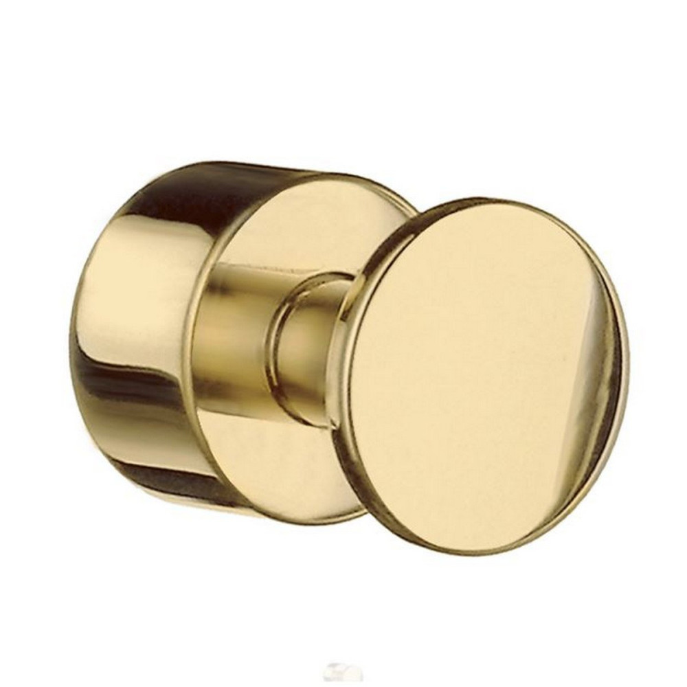 Smedbo House Towel Hook Pair in Polished Brass