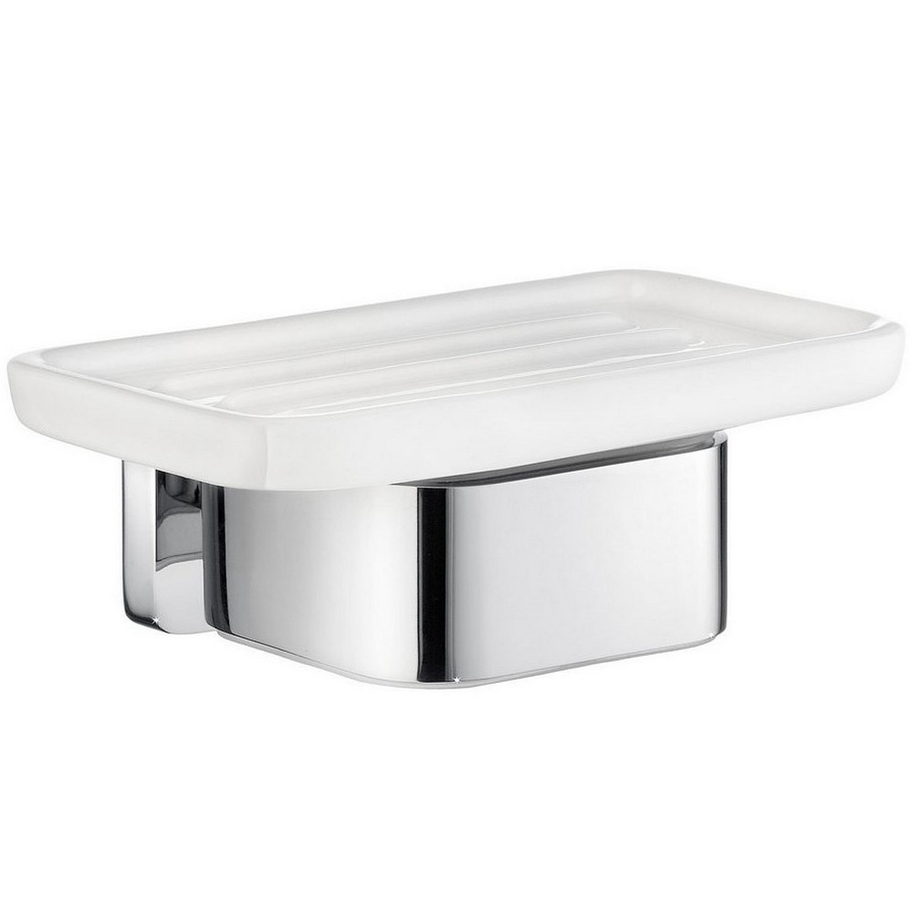 Smedbo Ice Soap Dish with Holder Polished Chrome