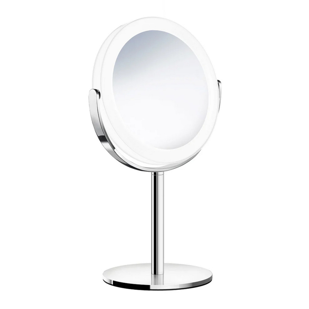Smedbo Outline Chrome Freestanding LED Makeup Mirror