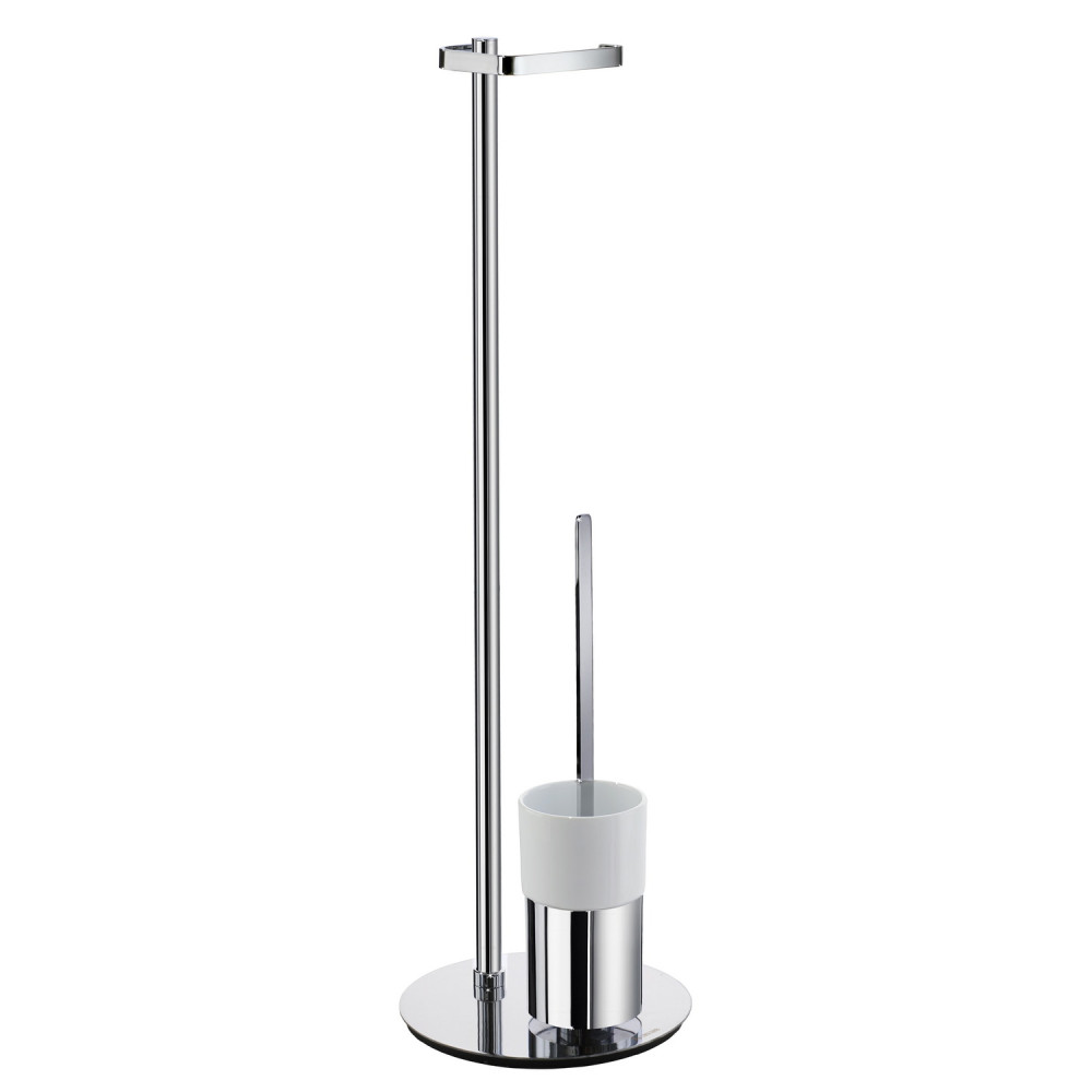 Smedbo Outline Free Standing Toilet Roll Holder & Toilet Brush