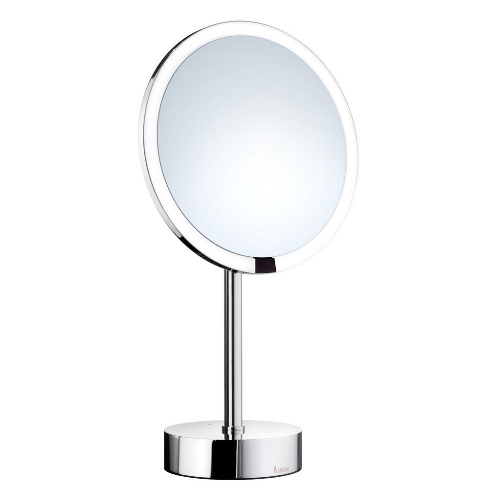 Smedbo Outline Freestanding Chrome LED Mirror (1)