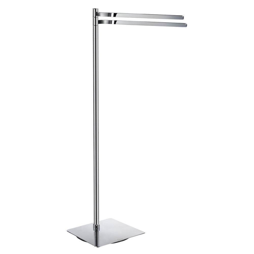 Smedbo Outline Freestanding Squared Double Towel Rail Chrome
