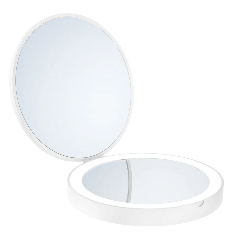 Smedbo Outline Lite White LED Travel Mirror