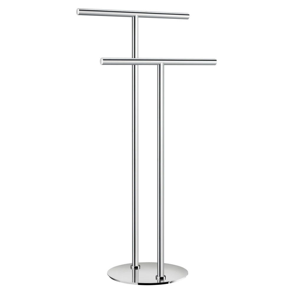 Smedbo Outline Stainless Steel Freestanding Double Towel Rail