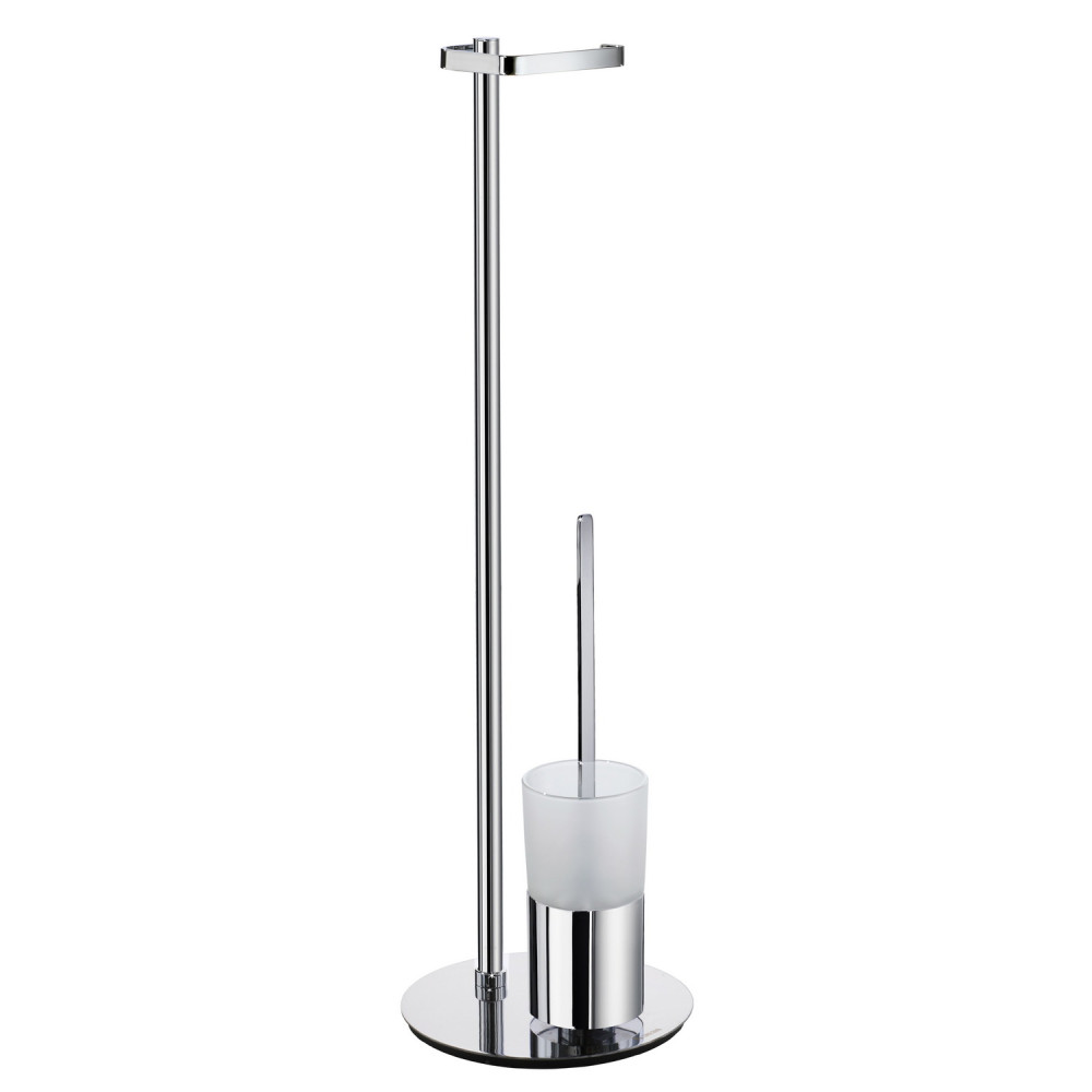 Smedbo Outline Toilet Roll Holder with Toilet Brush and Container