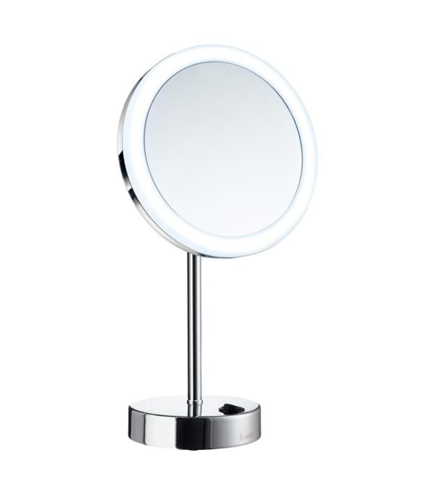 Smedbo Shaving & Make Up Mirror With LED Technology Polished Chrome