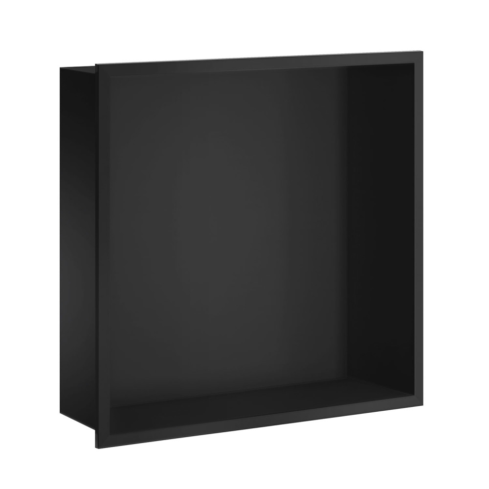 Smedbo Sideline Black 300 x 300mm Shower and Bathroom Wall Niche