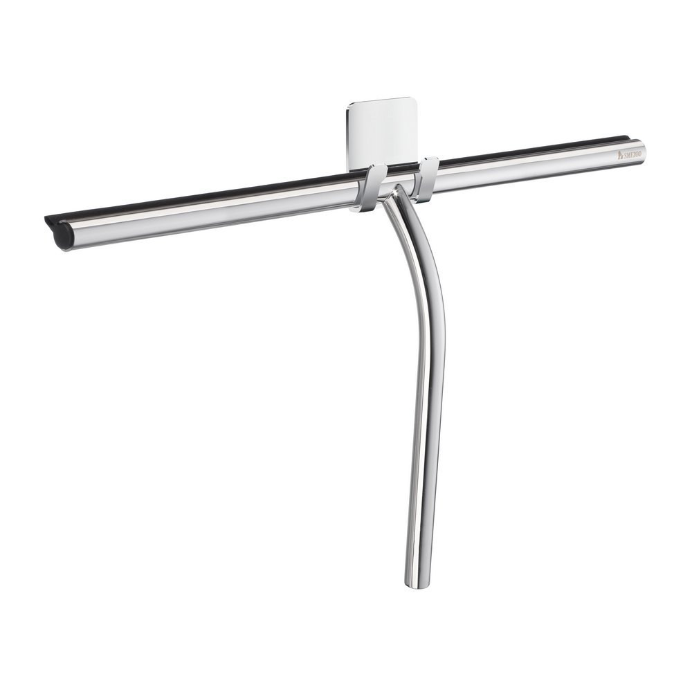 Smedbo Sideline Chrome Shower Squeegee with Self Adhesive Hook