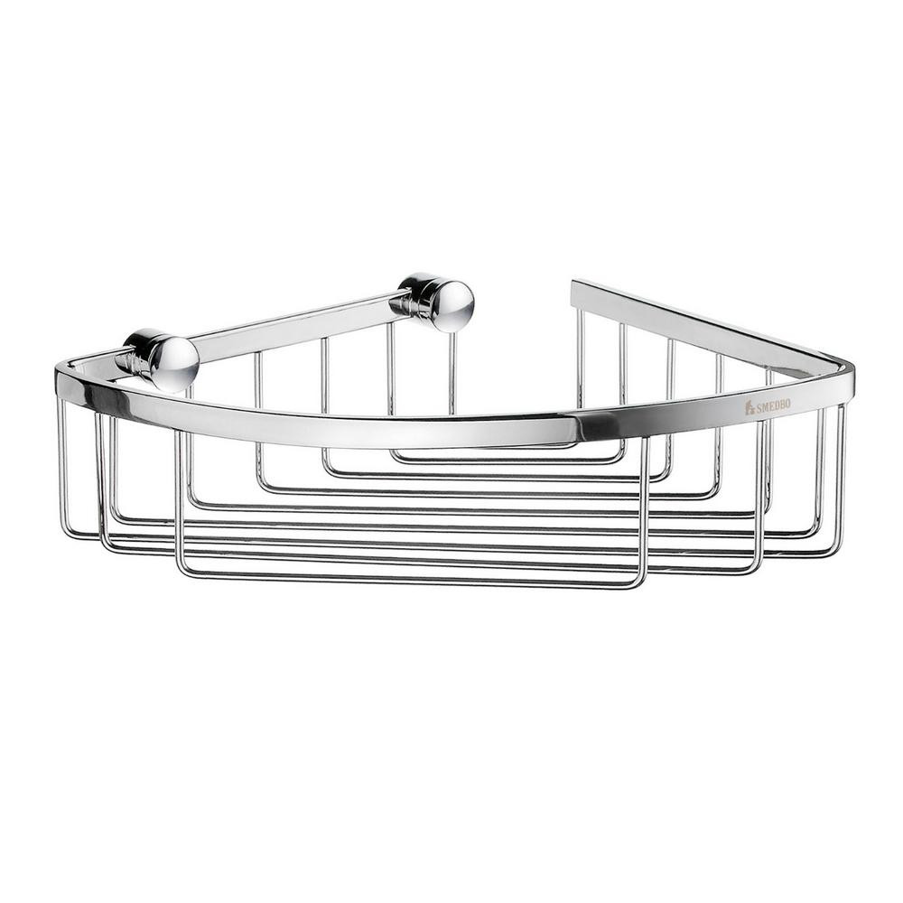 Smedbo Sideline Design Corner Shower Basket