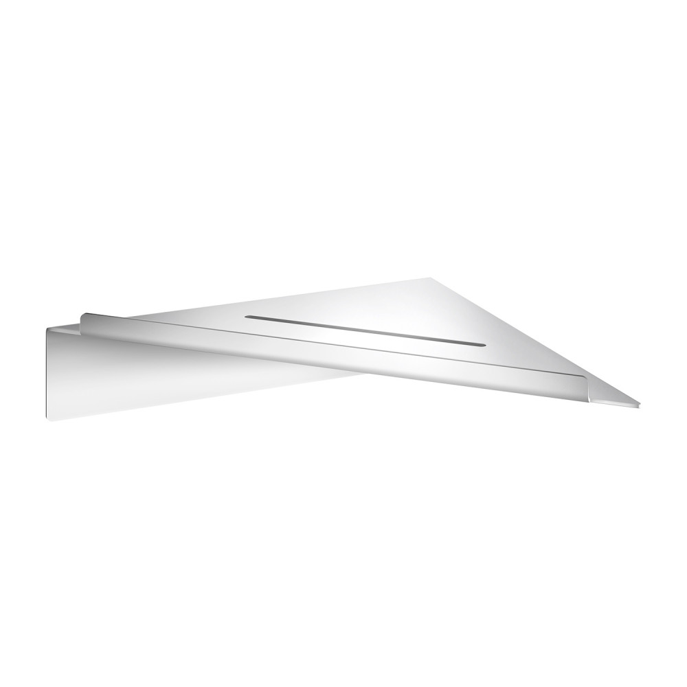 Smedbo Sideline Self Adhesive Chrome Corner Shower Shelf