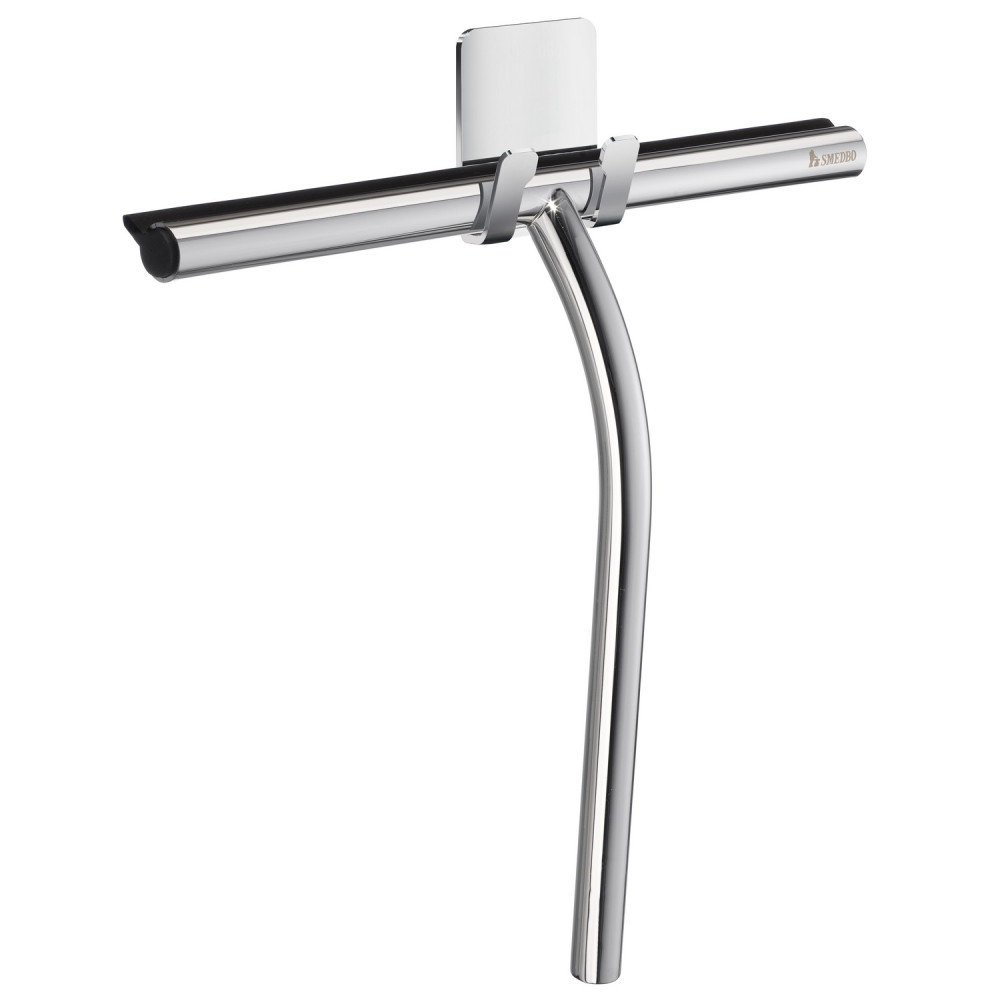 Smedbo Sideline Shower Squeegee With Hook Chromed Stainless Steel