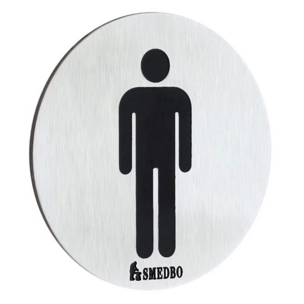 Smedbo Xtra WC Sign Gentlemen