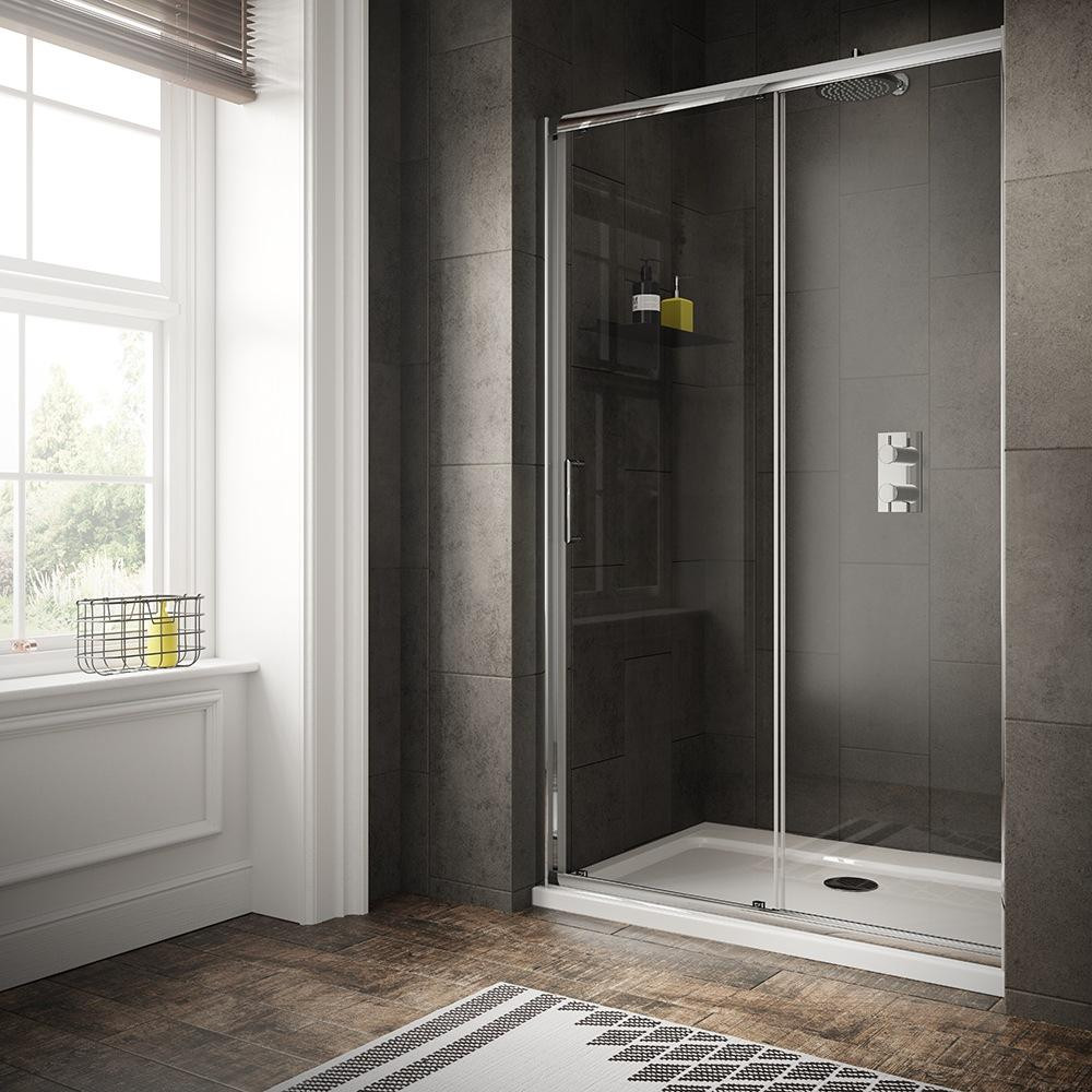 Vantara 6 1200mm Chrome Sliding Shower Door