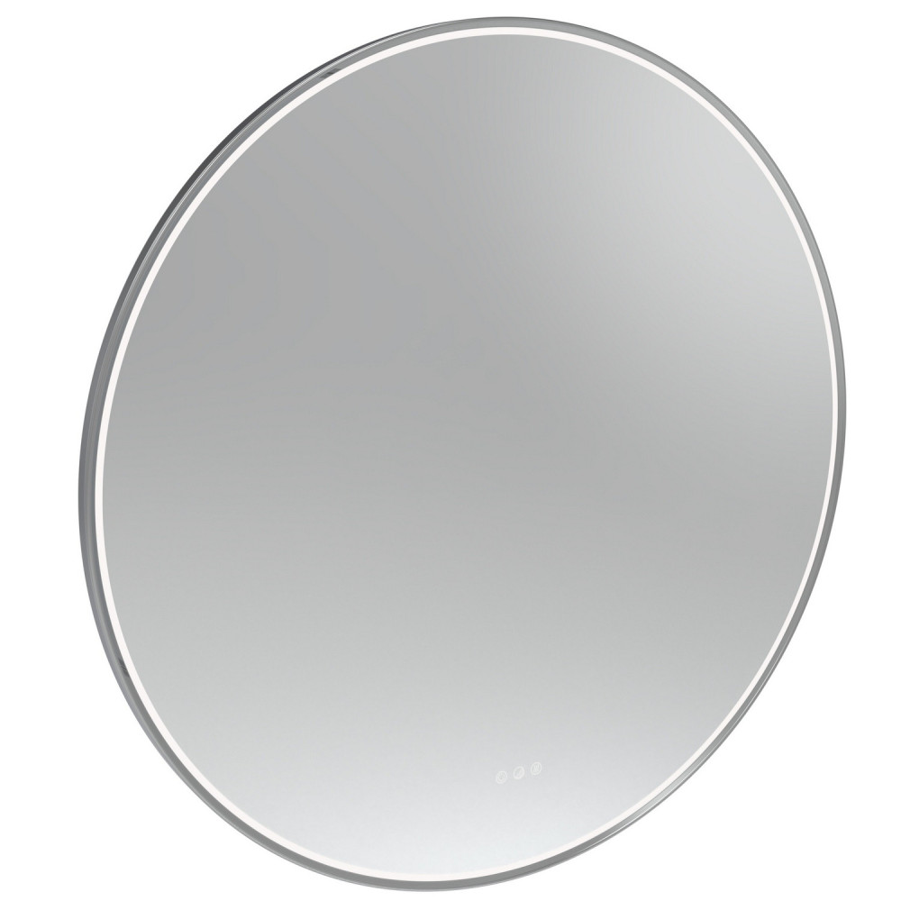 Tavistock Alderbury Circular 1000mm Chrome Illuminated Bathroom Mirror