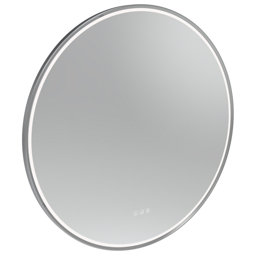 Tavistock Alderbury Circular 800mm Chrome Illuminated Bathroom Mirror