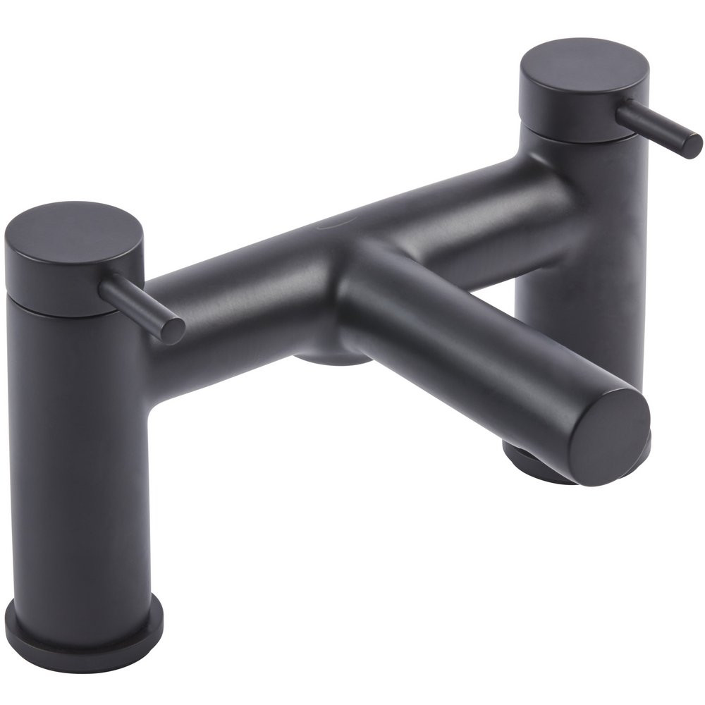 Tavistock Anthem Deck Mounted Bath Filler in Black (1)