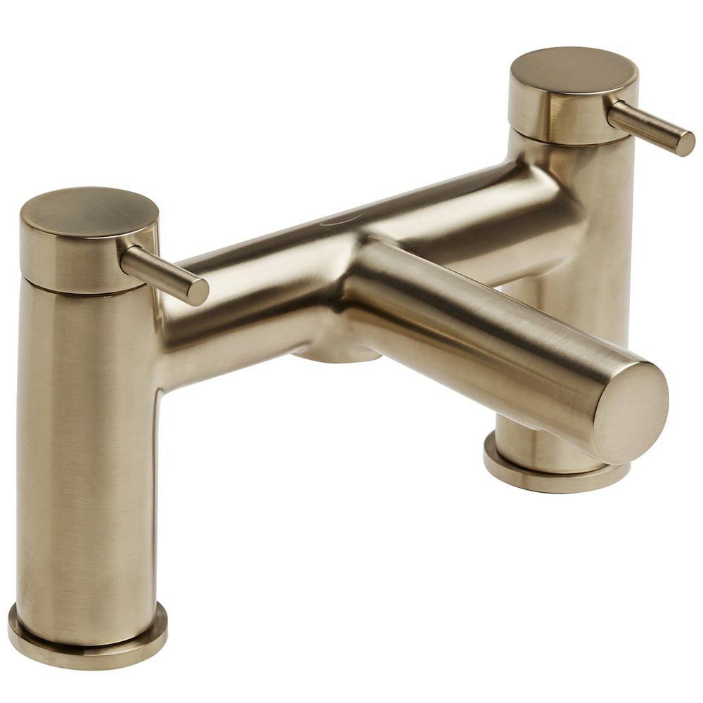 Tavistock Anthem Deck Mounted Bath Filler in Brass