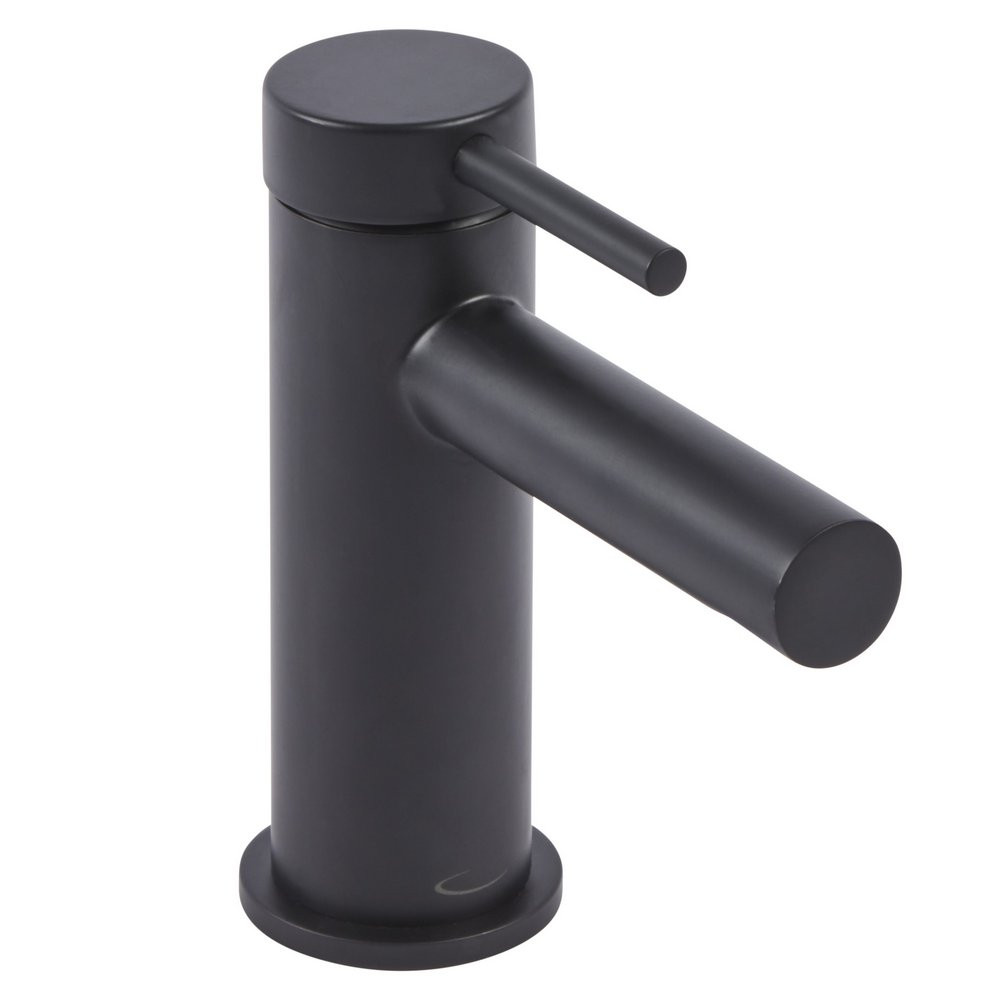 Tavistock Anthem Mini Basin Mixer with Click Waste in Black