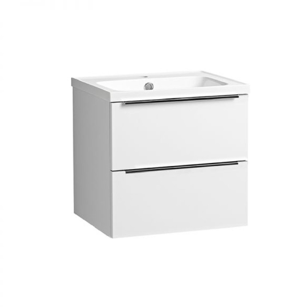 Tavistock Cadence 500mm Wall Mounted Unit in Gloss White with Basin (1)