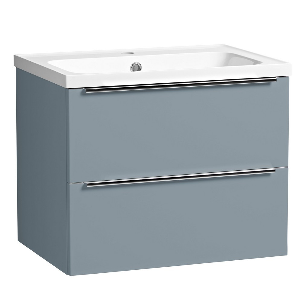 Tavistock Cadence 600mm Wall Mounted Unit in Gloss Spruce with Basin