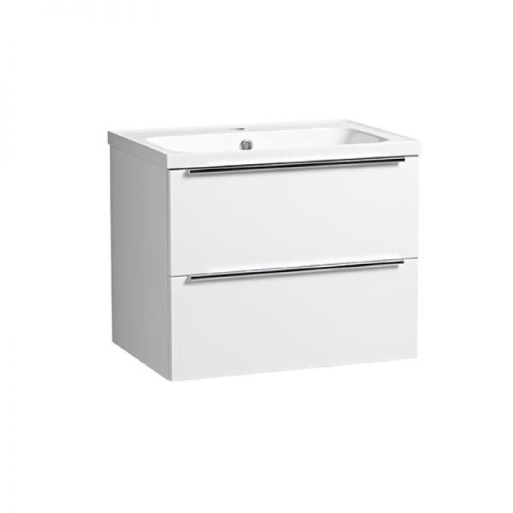 Tavistock Cadence 600mm Wall Mounted Unit in Gloss White with Basin