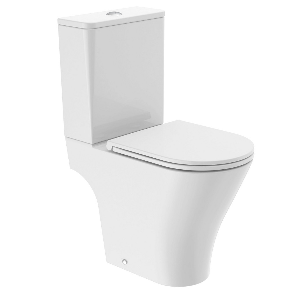 Tavistock Cadence Round Open Back Close Coupled WC and Seat