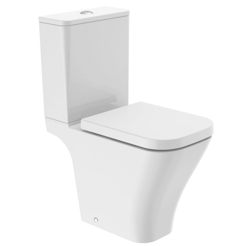 Tavistock Cadence Square Open Back Close Coupled WC and Seat