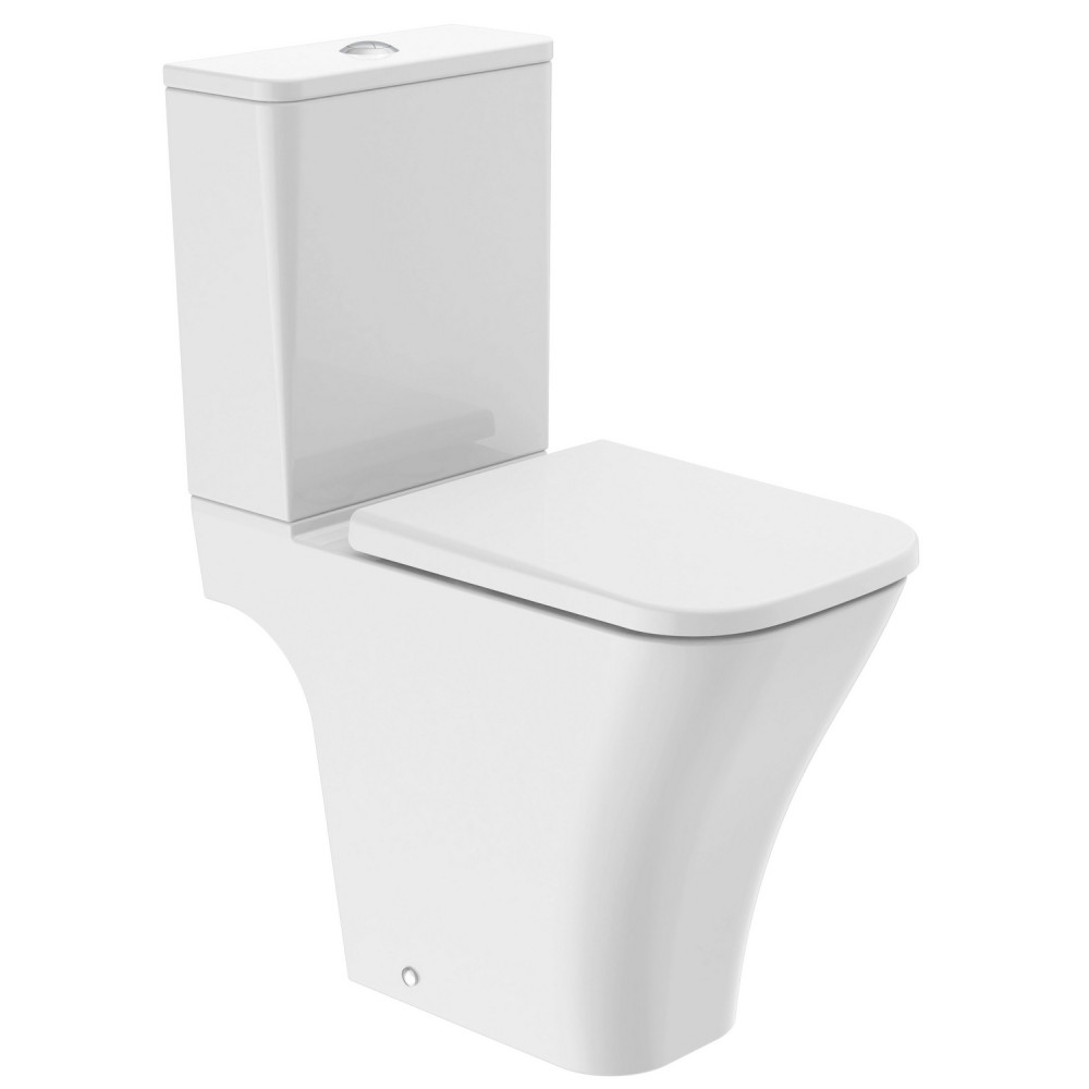 Tavistock Cadence Square Open Back Comfort Height Close Coupled WC and Seat