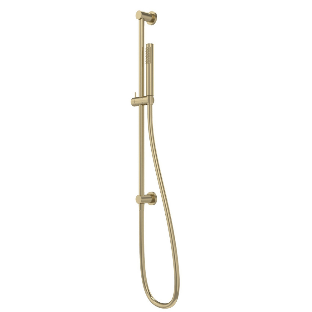 Tavistock Cohort Brushed Brass Shower Riser Rail and Handset