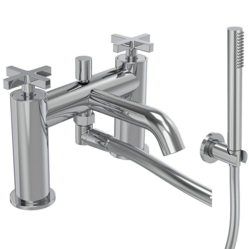 Tavistock Cohort Cross Chrome Bath Shower Mixer