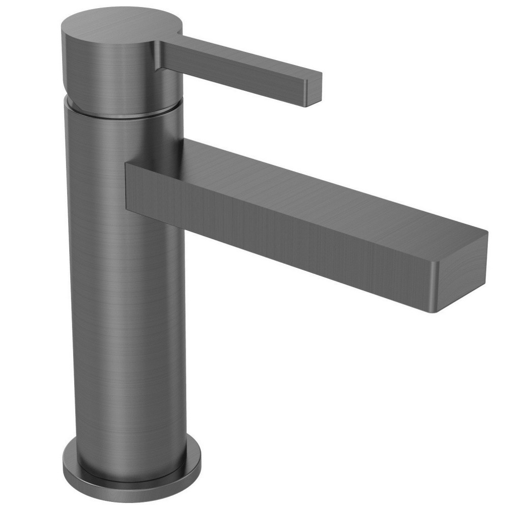 Tavistock Cohort Cross Gunmetal Basin Mixer with Waste