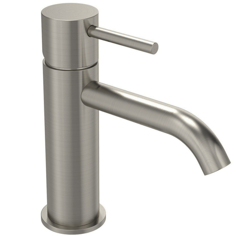 Tavistock Cohort Lever Stainless Steel Basin Mixer with Waste