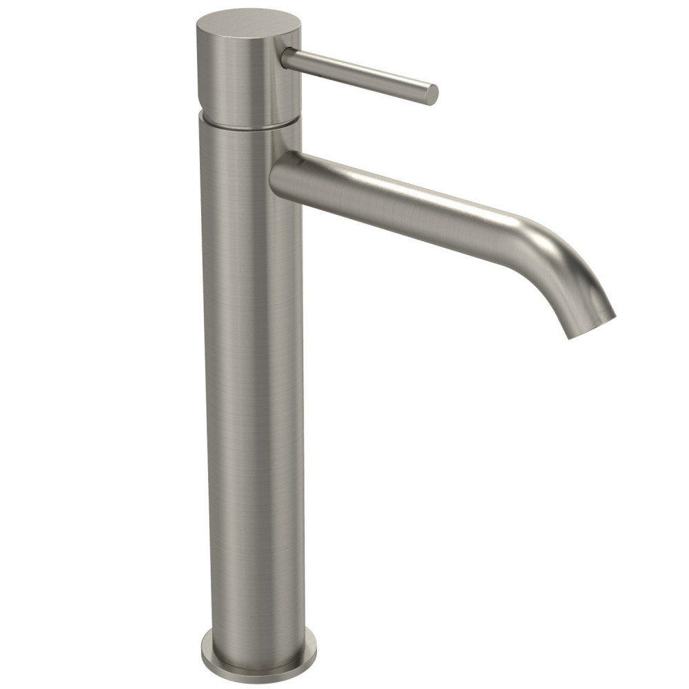 Tavistock Cohort Lever Stainless Steel Tall Basin Mixer with Waste