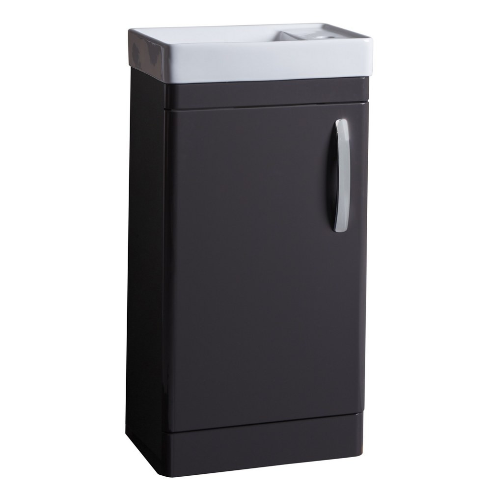 Tavistock Compass 450mm Gloss Clay Cloakroom Vanity Unit & Basin (1)