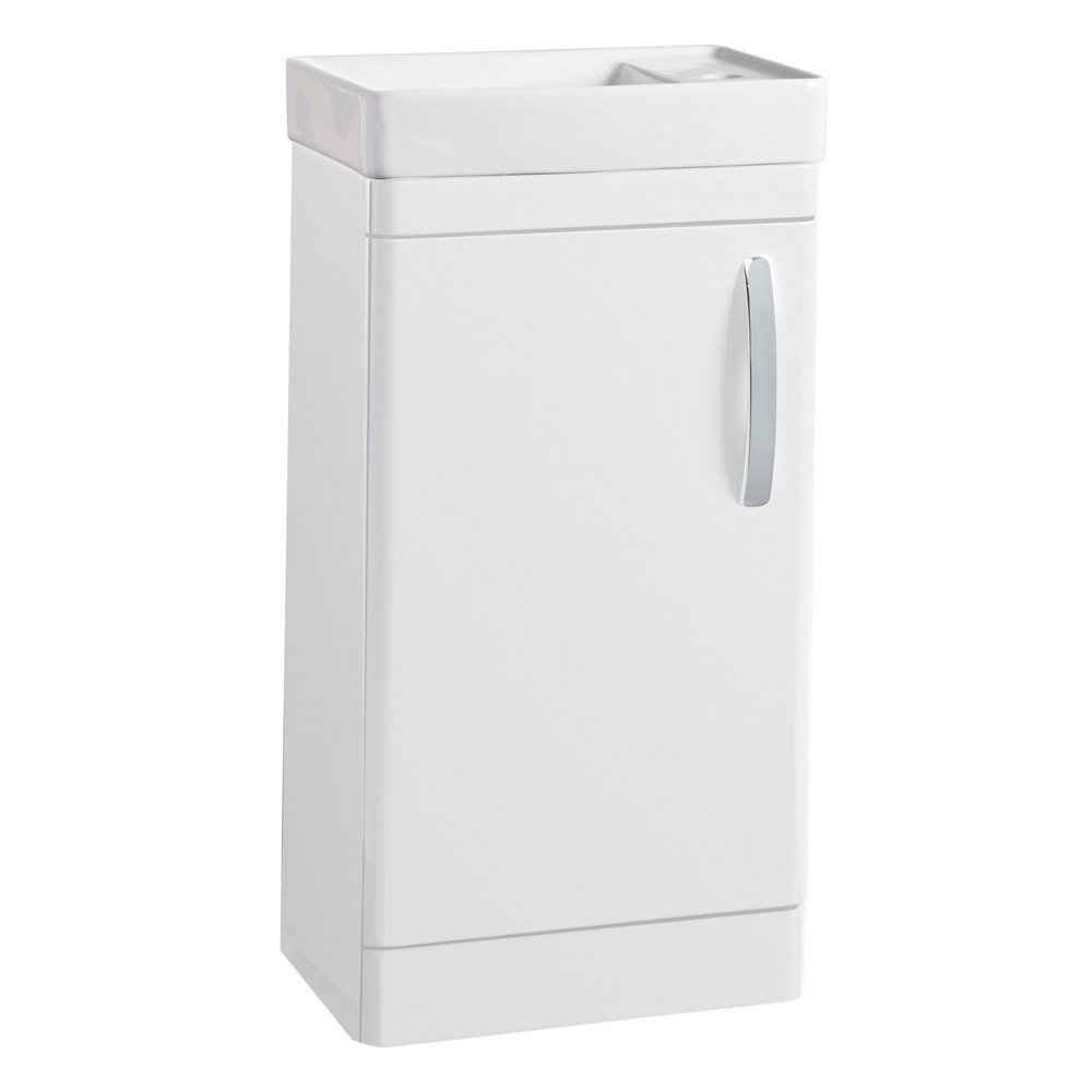 Tavistock Compass 450mm Gloss White Cloakroom Vanity Unit & Basin