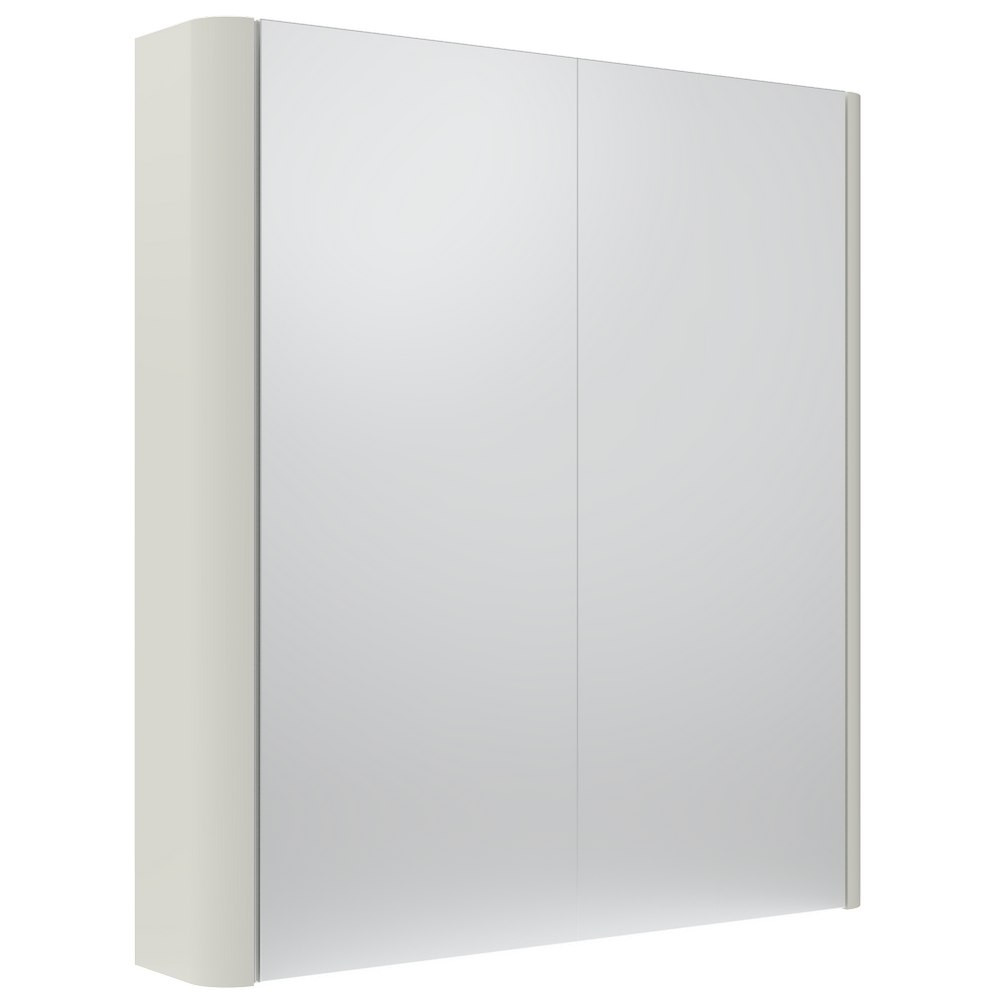 Tavistock Compass 600mm Double Door Gloss White Cabinet