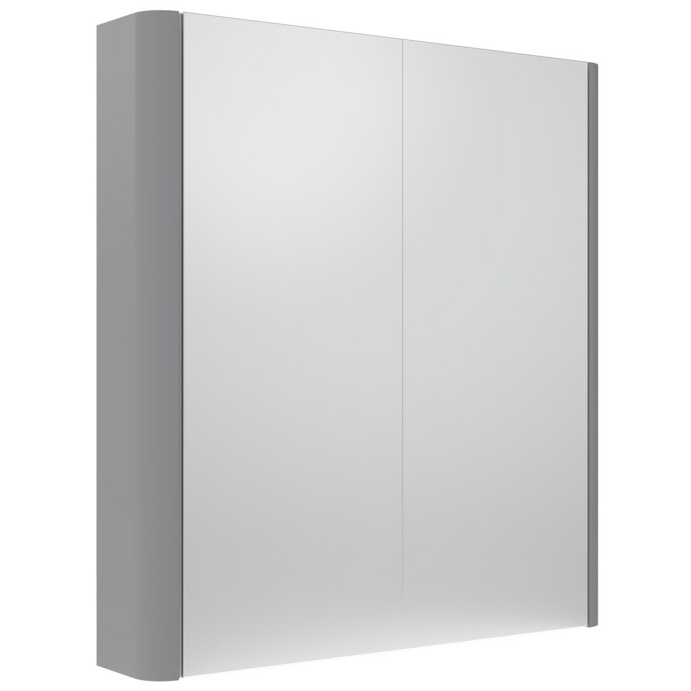 Tavistock Compass 600mm Double Door Light Grey Cabinet