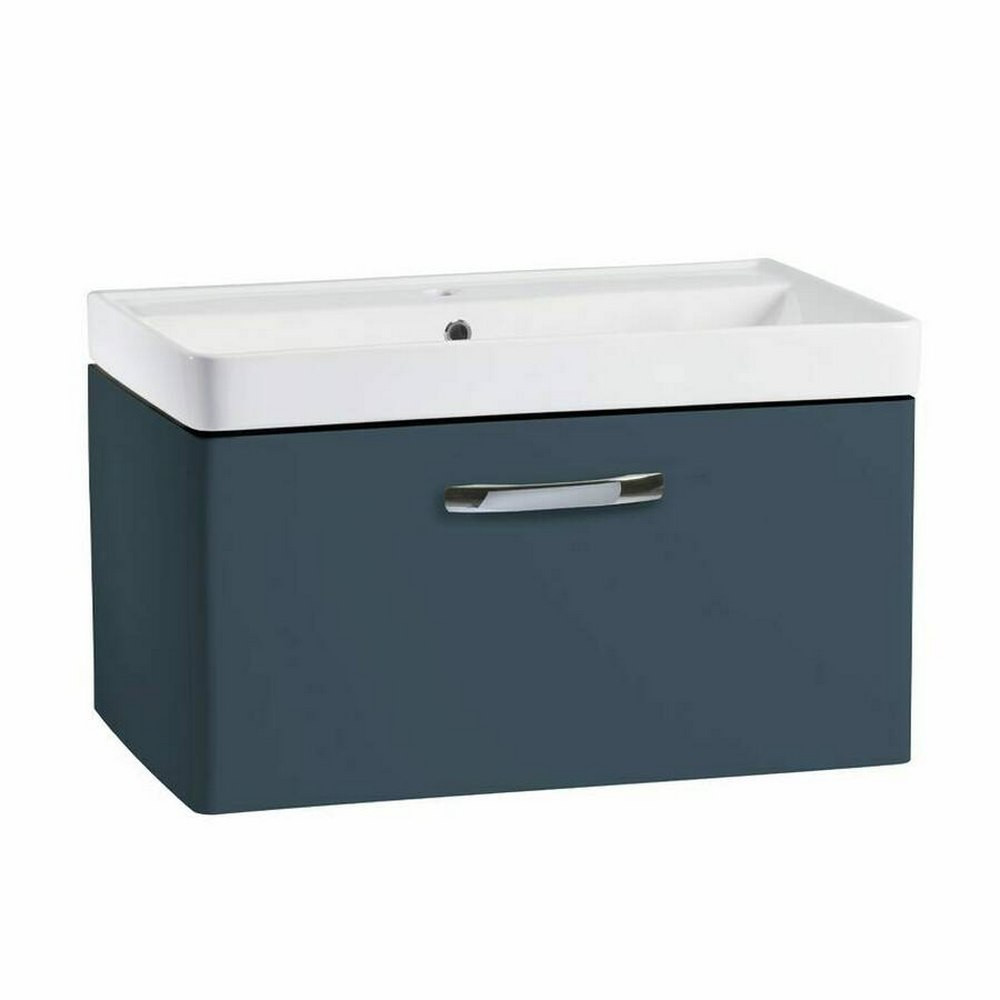 Tavistock Compass 800mm Wall Hung Vanity Unit in Oxford Blue (1)