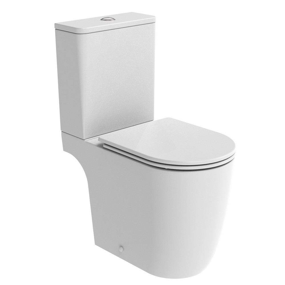 Tavistock Compass Round Open Back Close Coupled WC with Seat