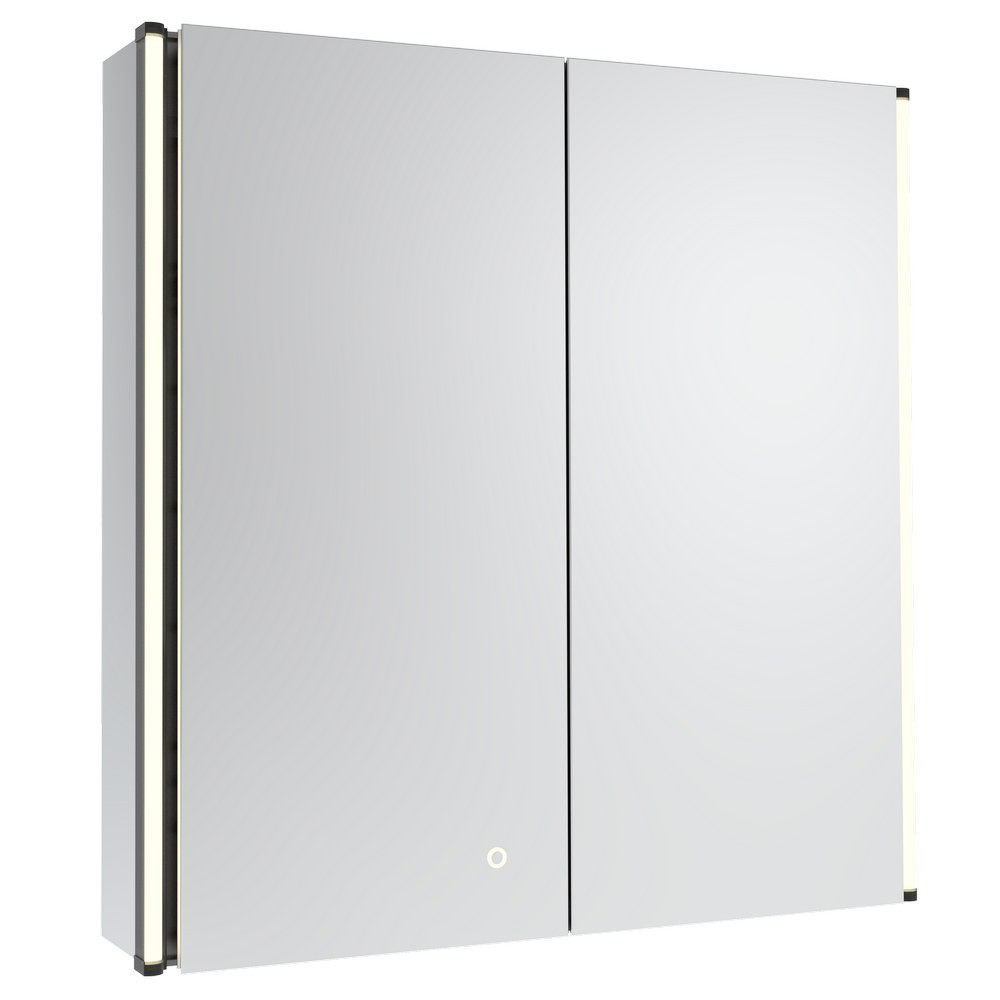 Tavistock Facade 600mm Double Door Illuminated Mirrored Cabinet