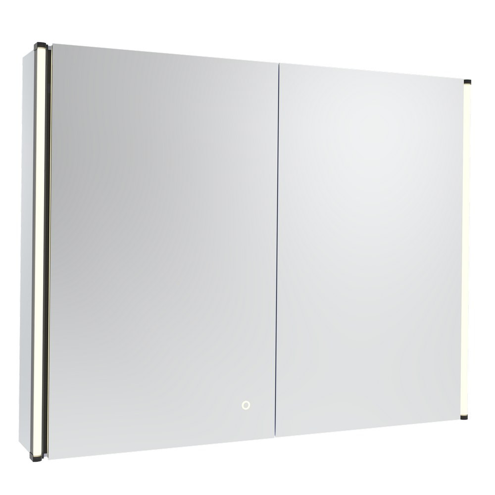 Tavistock Facade 800mm Double Door Illuminated Mirrored Cabinet