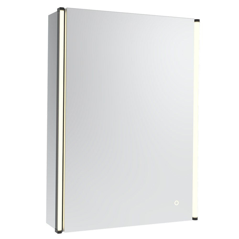 Tavistock Facade Single Door Illuminated Mirrored Cabinet