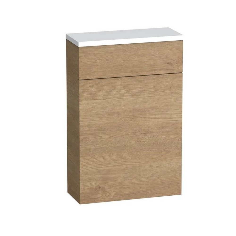 Tavistock Flat Fronted Danish Oak Back to Wall WC Unit
