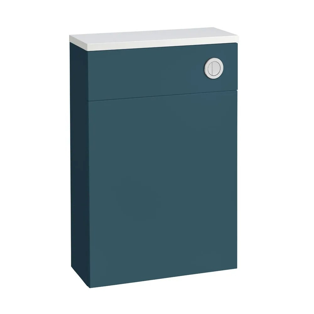 Tavistock Flat Fronted Oxford Blue Back to Wall WC Unit