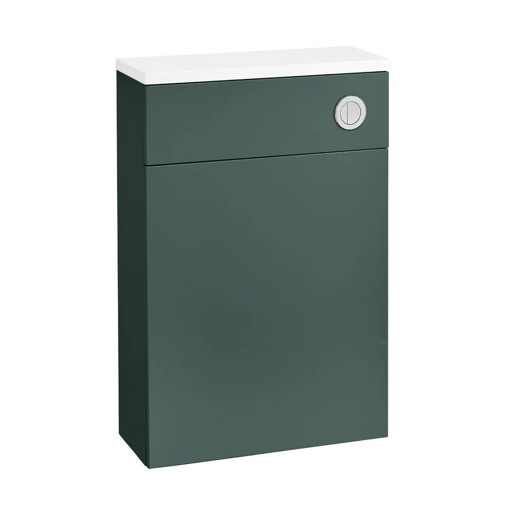 Tavistock Flat Fronted Viridian Green Back to Wall WC Unit