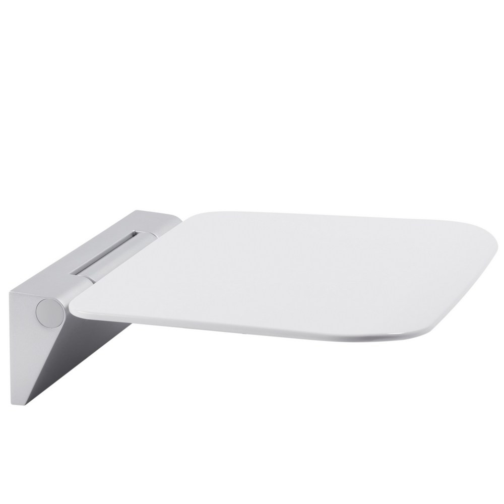 Tavistock Foldable Luxury White Shower Seat (1)