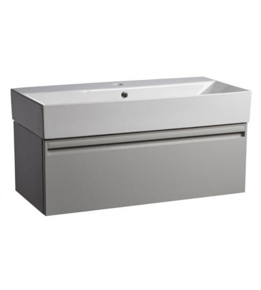 Tavistock Forum 900mm Wall Mounted Light Gray Unit