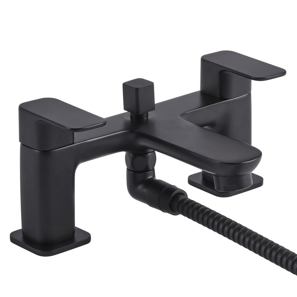 Tavistock Haze Black Bath Shower Mixer