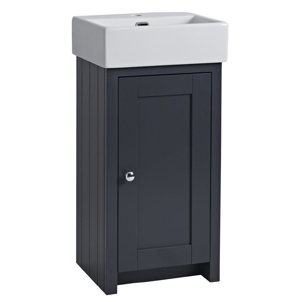 Tavistock Lansdown 400 Cloakroom Unit in Matt Dark Grey (1)